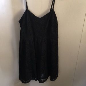 Little black lace dress